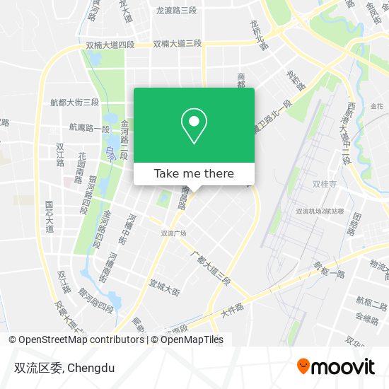 双流区委 map
