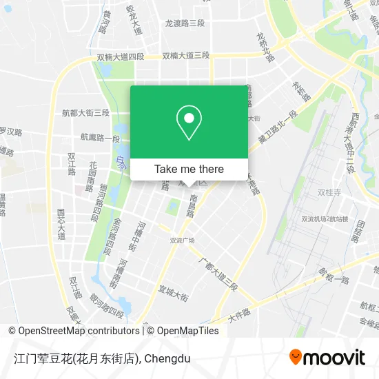 江门荤豆花(花月东街店) map