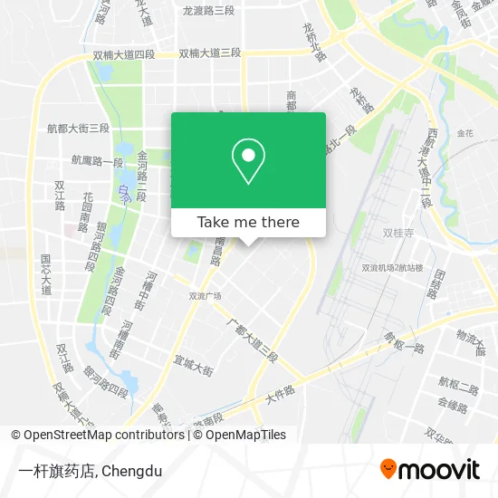 一杆旗药店 map
