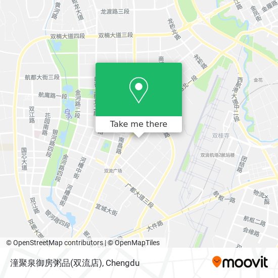 潼聚泉御房粥品(双流店) map