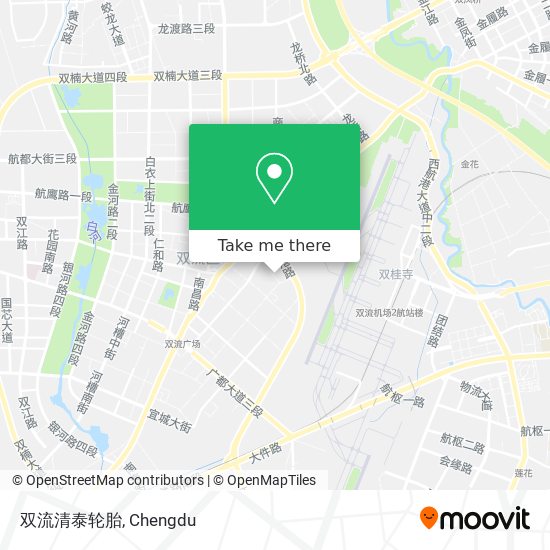 双流清泰轮胎 map