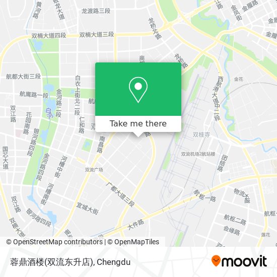 蓉鼎酒楼(双流东升店) map