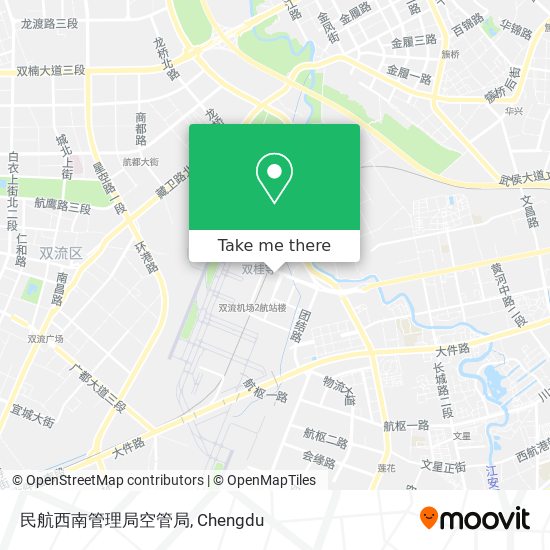 民航西南管理局空管局 map