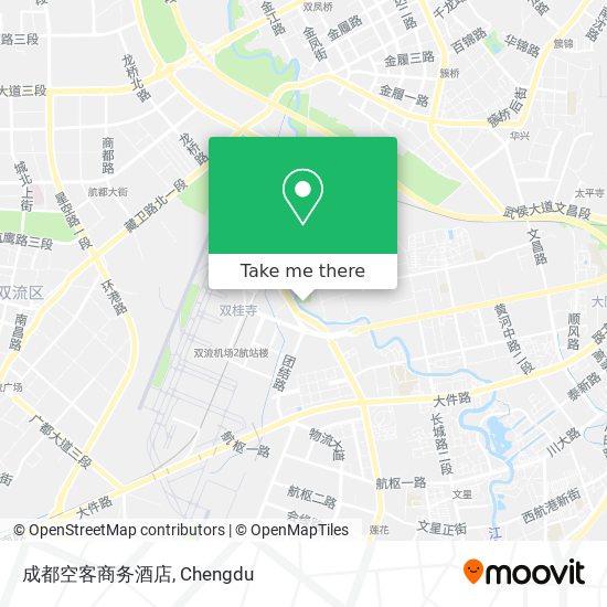 成都空客商务酒店 map