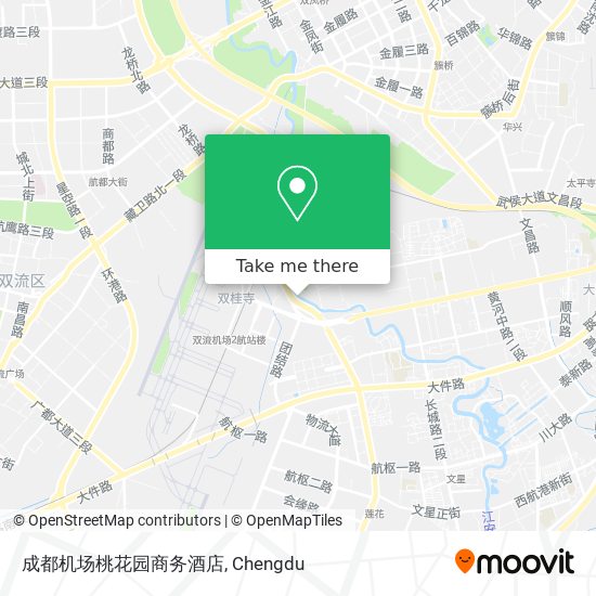 成都机场桃花园商务酒店 map