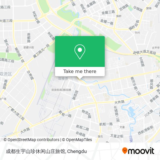 成都生宇山珍休闲山庄旅馆 map
