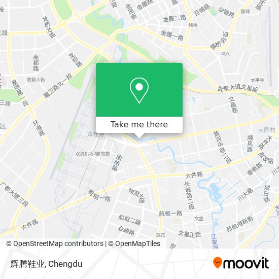 辉腾鞋业 map