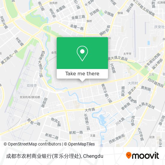 成都市农村商业银行(常乐分理处) map