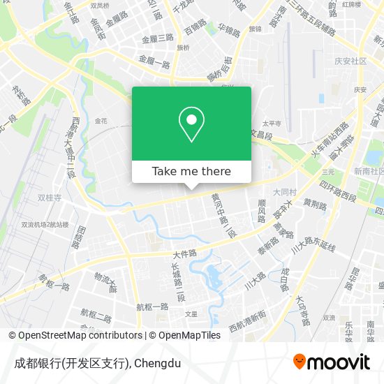 成都银行(开发区支行) map