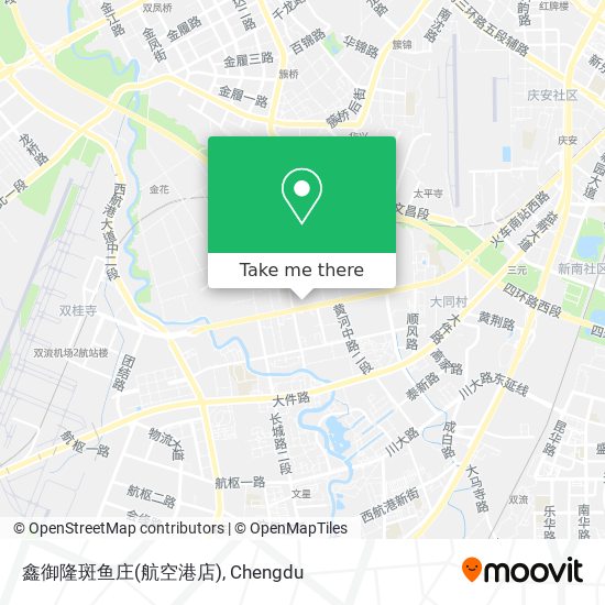 鑫御隆斑鱼庄(航空港店) map