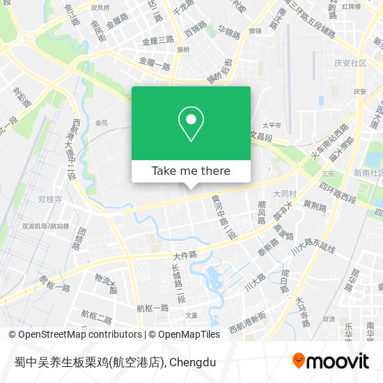 蜀中吴养生板栗鸡(航空港店) map