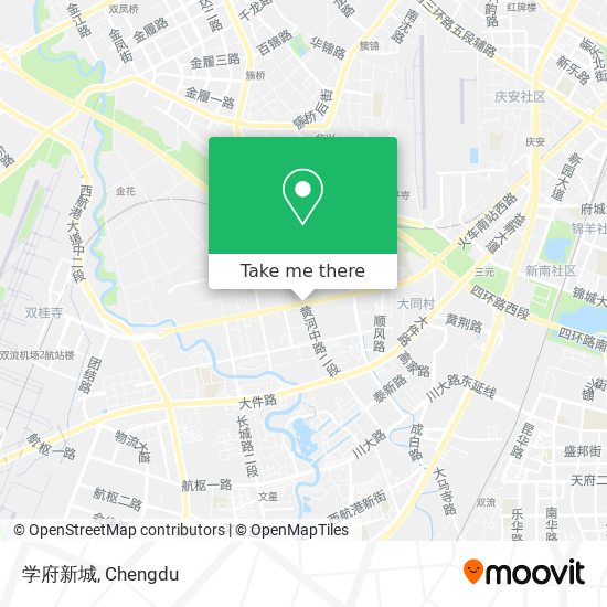 学府新城 map