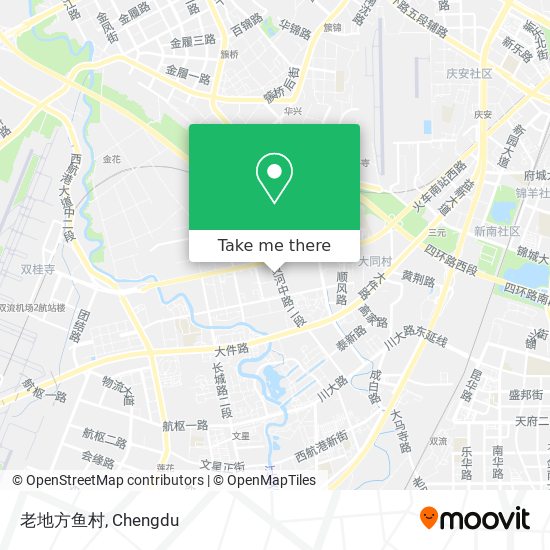 老地方鱼村 map