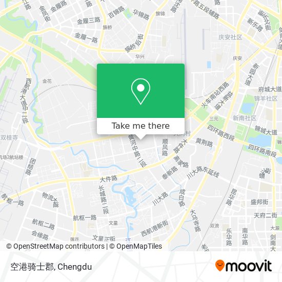 空港骑士郡 map