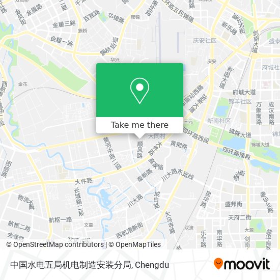 中国水电五局机电制造安装分局 map