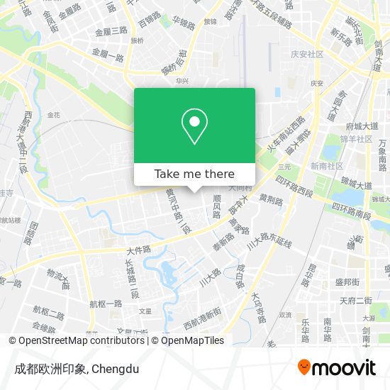成都欧洲印象 map