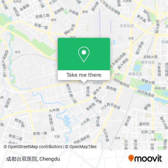 成都台双医院 map