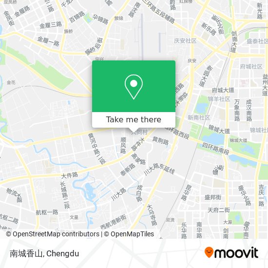 南城香山 map