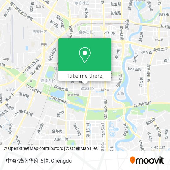 中海·城南华府-6幢 map