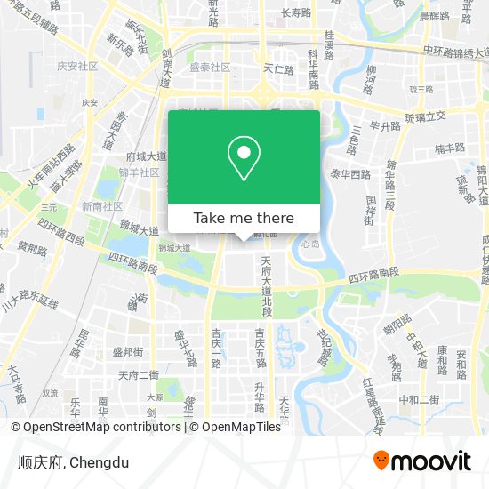 顺庆府 map