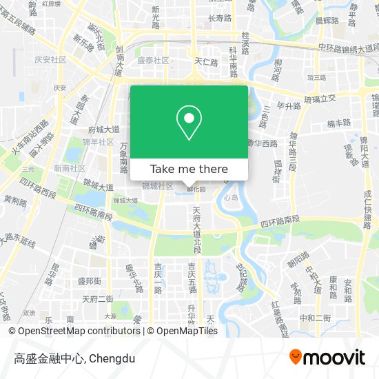 高盛金融中心 map