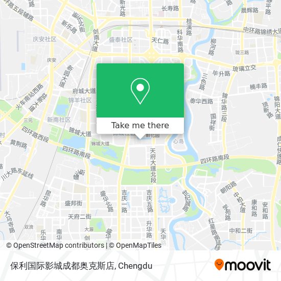 保利国际影城成都奥克斯店 map