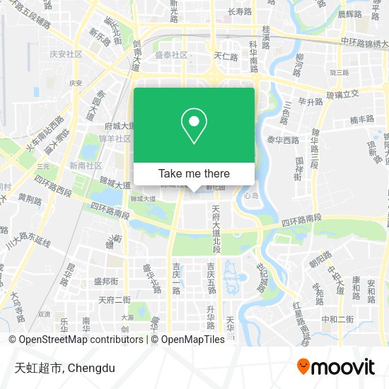 天虹超市 map