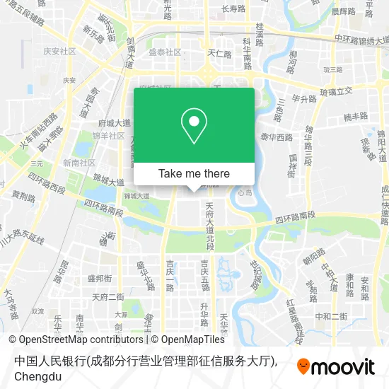 中国人民银行(成都分行营业管理部征信服务大厅) map
