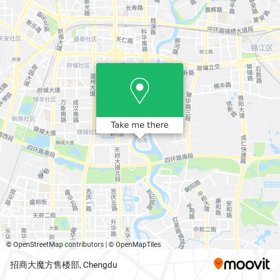 招商大魔方售楼部 map