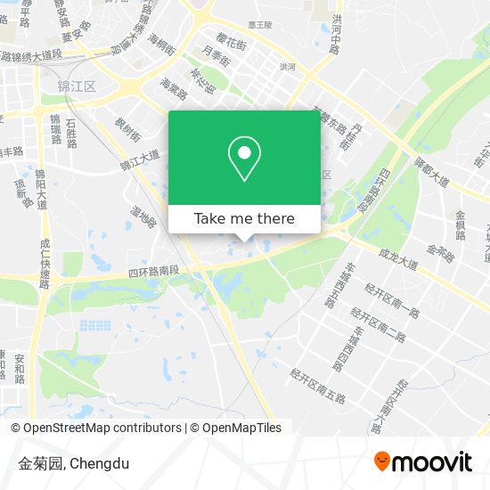 金菊园 map
