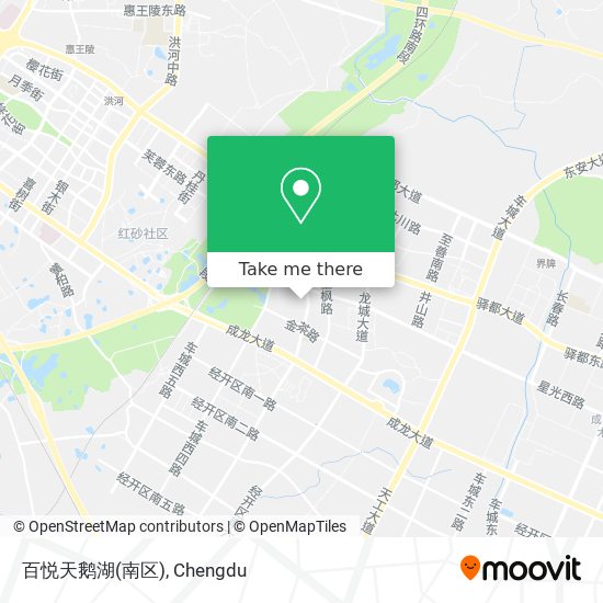 百悦天鹅湖(南区) map