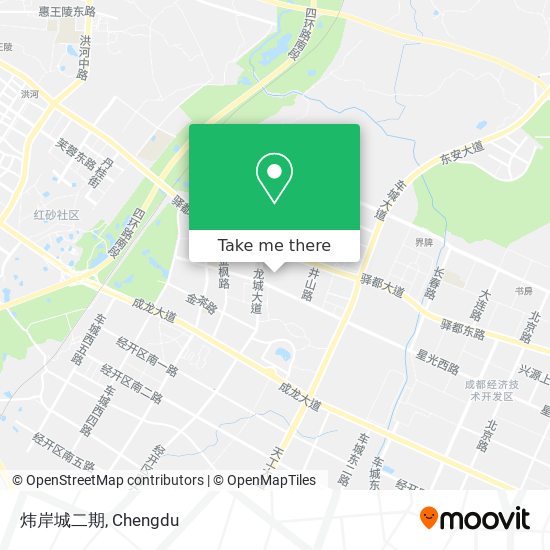 炜岸城二期 map