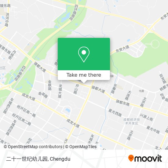 二十一世纪幼儿园 map