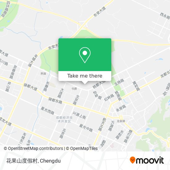 花果山度假村 map