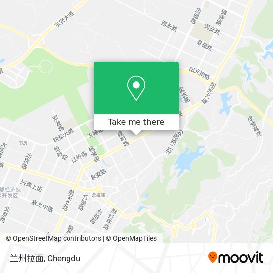 兰州拉面 map