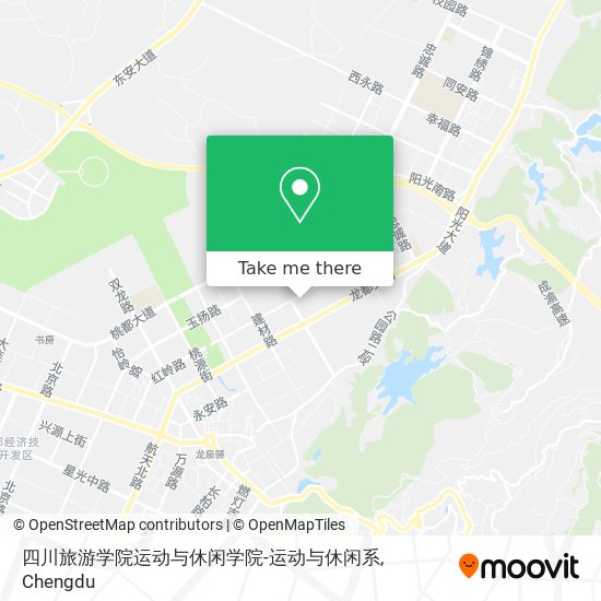 四川旅游学院运动与休闲学院-运动与休闲系 map
