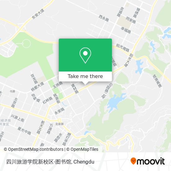 四川旅游学院新校区-图书馆 map
