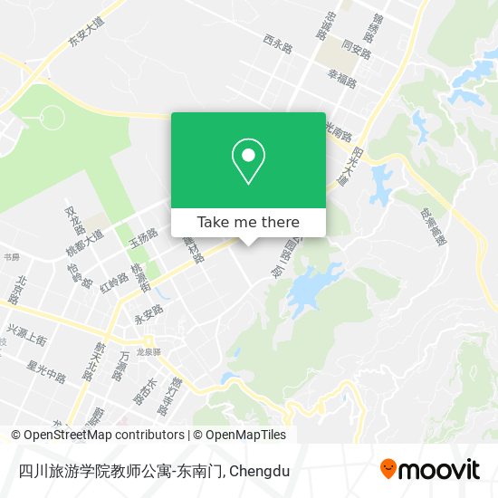 四川旅游学院教师公寓-东南门 map