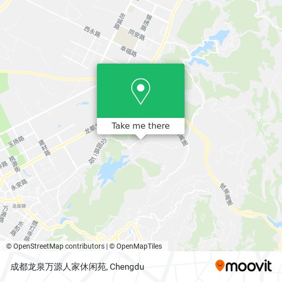 成都龙泉万源人家休闲苑 map