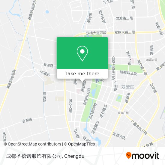 成都圣禧诺服饰有限公司 map