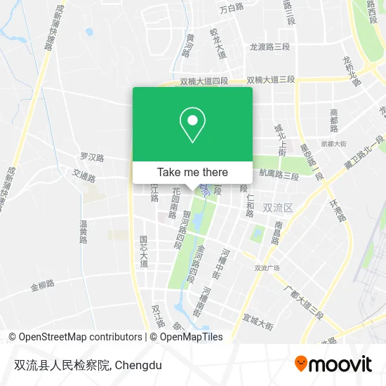 双流县人民检察院 map