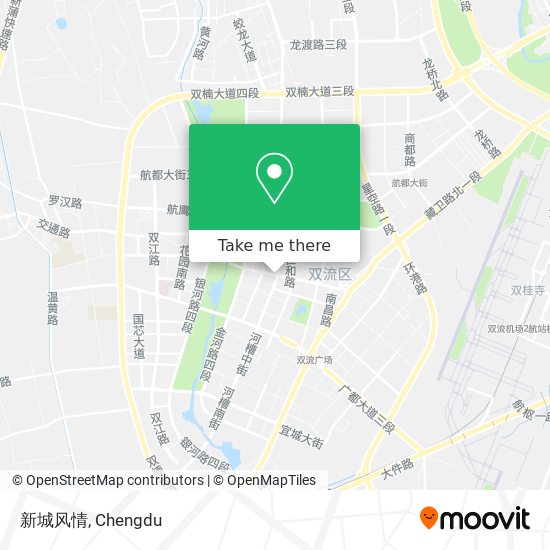 新城风情 map