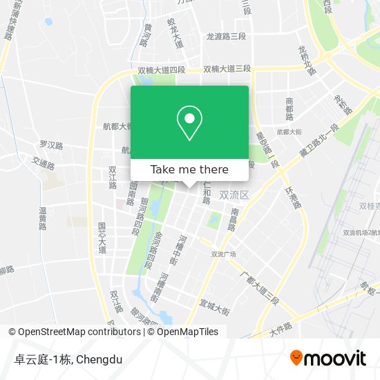 卓云庭-1栋 map
