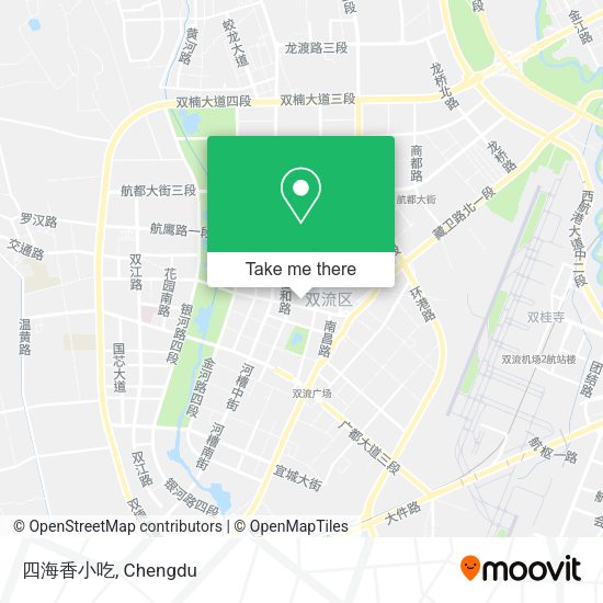 四海香小吃 map