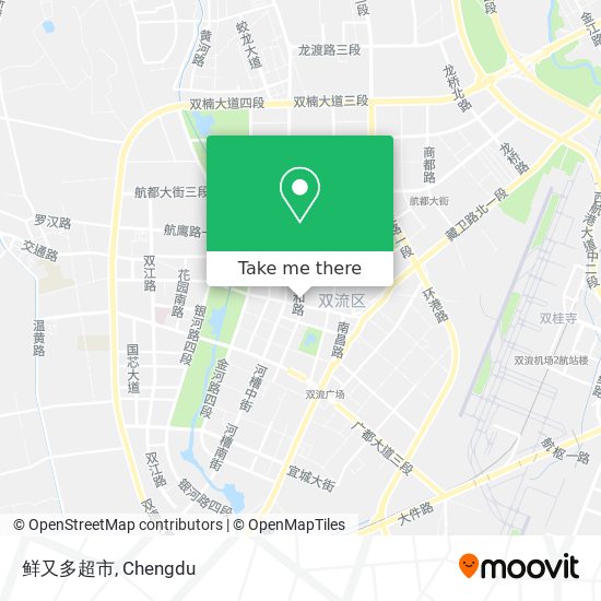 鲜又多超市 map