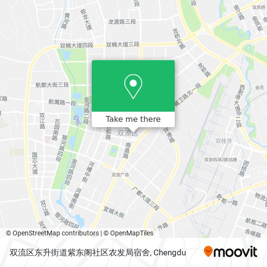 双流区东升街道紫东阁社区农发局宿舍 map