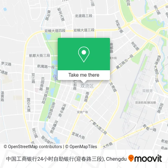 中国工商银行24小时自助银行(迎春路三段) map