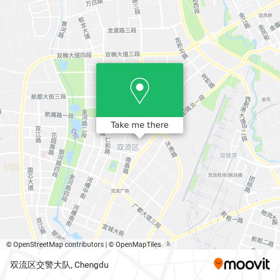 双流区交警大队 map