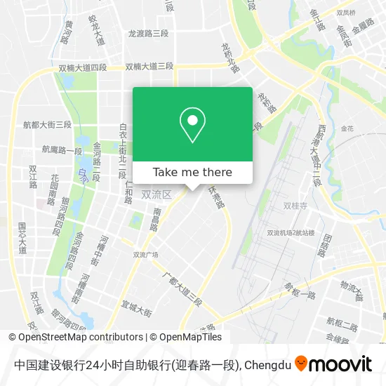 中国建设银行24小时自助银行(迎春路一段) map