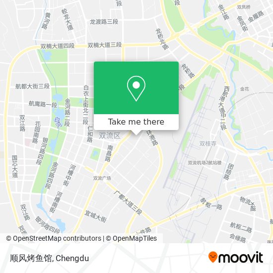 顺风烤鱼馆 map